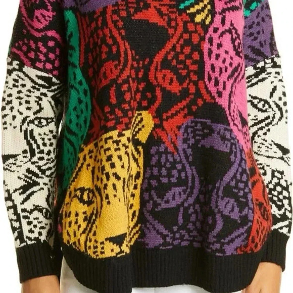 FARM Rio // Mixed Midnight Leopards Sweater - Picture 9 of 9